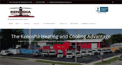 Desktop Screenshot of kenoshaheatingandcooling.com